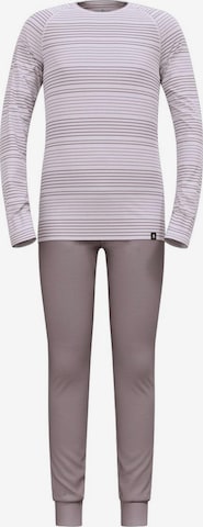 ODLO Sportunterwäsche 'Active Warm' in Lila: Vorderseite