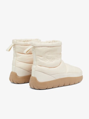 LACOSTE Boots 'Serve Mid' in Beige
