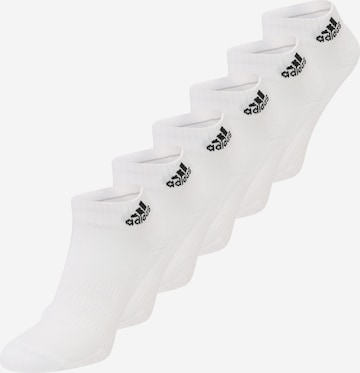 ADIDAS SPORTSWEAR Αθλητικές κάλτσες 'Cushioned  ' σε λευκό: μπροστά