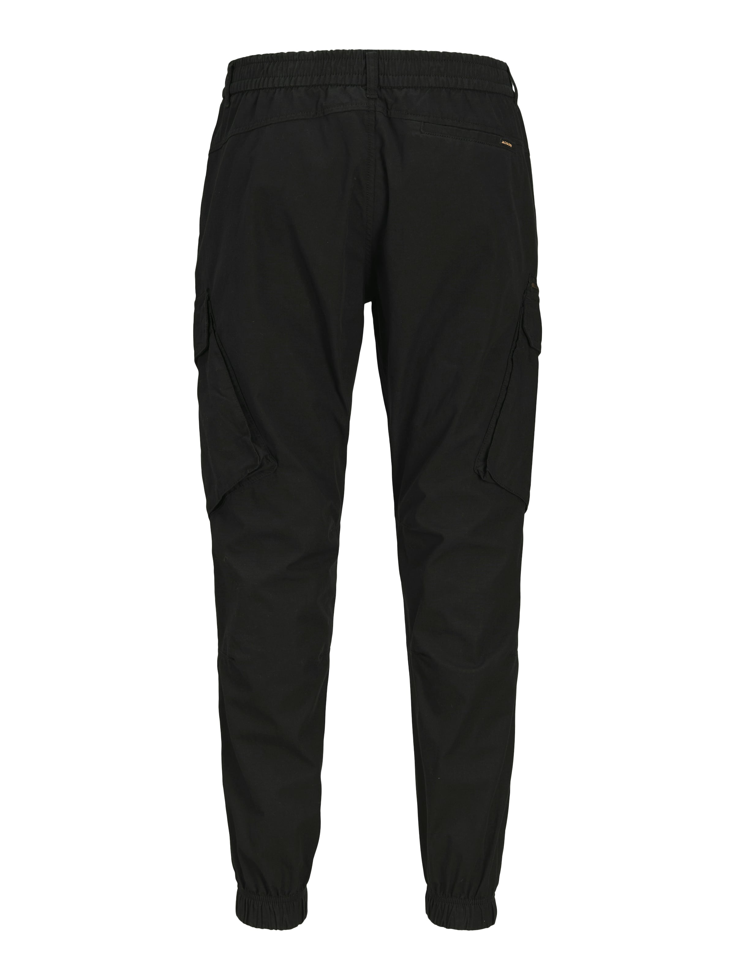 JACK & JONES Tapered Cargo Pants 'JPSTKANE ELLIOT' in Black