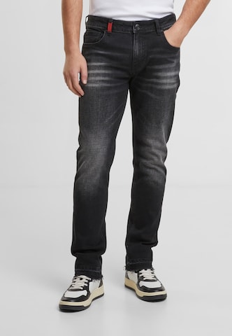 2Y Premium Skinny Jeans in Black: front