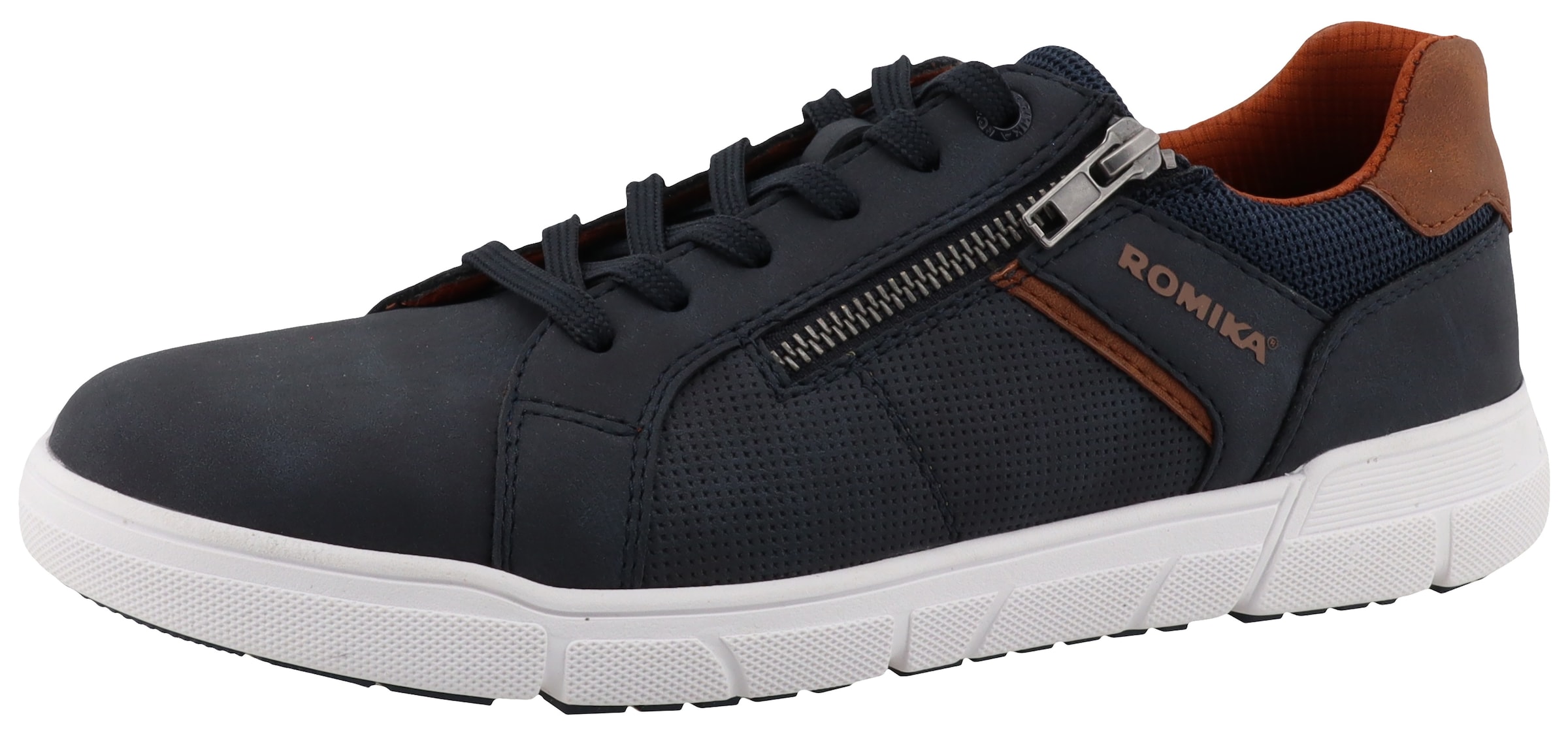 ROMIKA Sneakers in Navy / Chocolate / Orange, Item view
