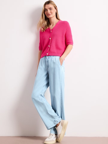 STREET ONE Wide leg Jeans 'Emee' i blå