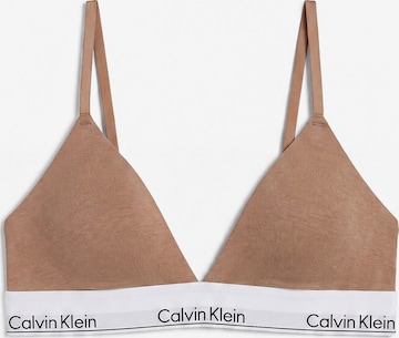 Calvin Klein Underwear Bra in Brown: front