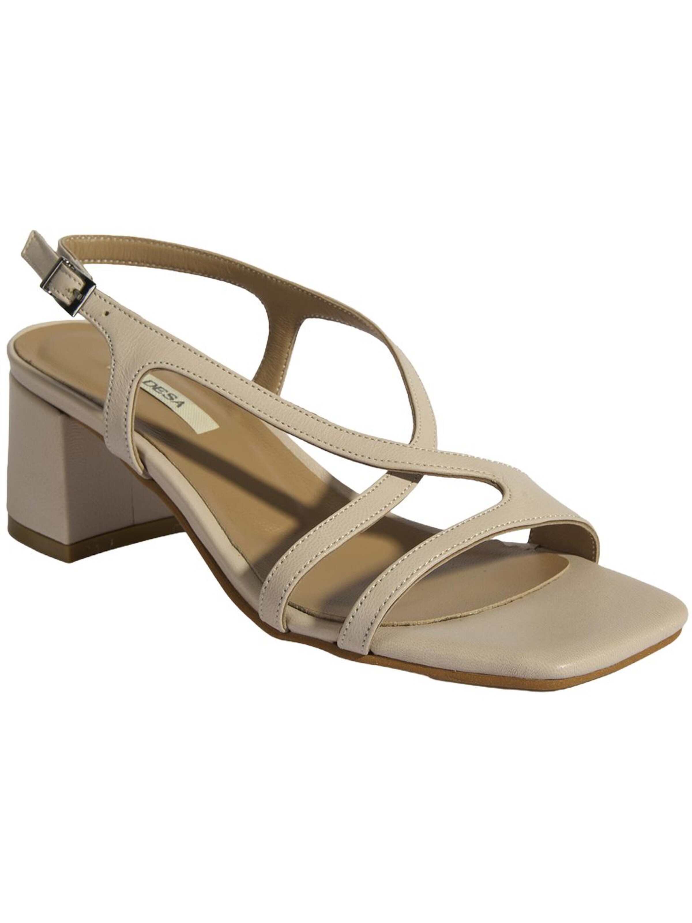 Desa Sandaal 'Sandalen mit Absatz' in Beige