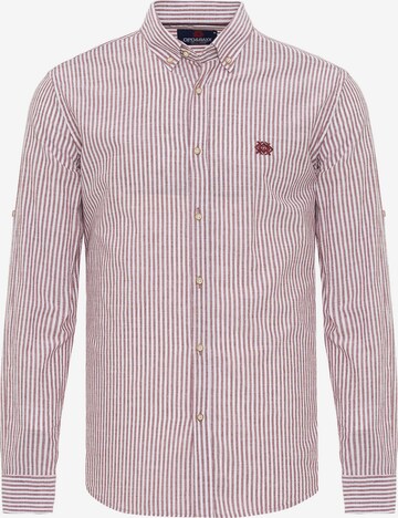 CIPO & BAXX Button Up Shirt in Red: front