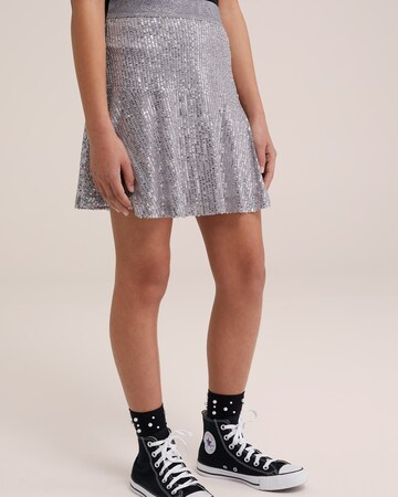 WE Fashion Skirt in Silver