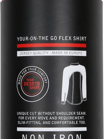 DESOTO Slim Fit Hemd‌‌ in Schwarz