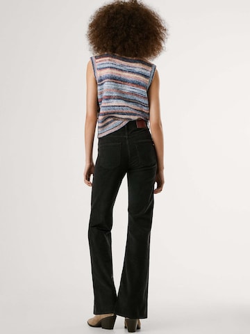 Pepe Jeans Flared Broek 'Willa' in Zwart