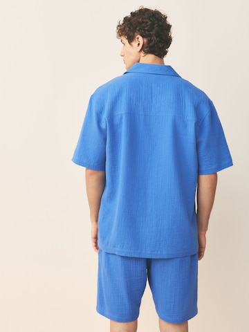 Next Pyjama kort in Blauw