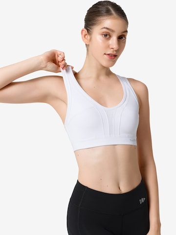 Yvette Push-up Sports Bra in White