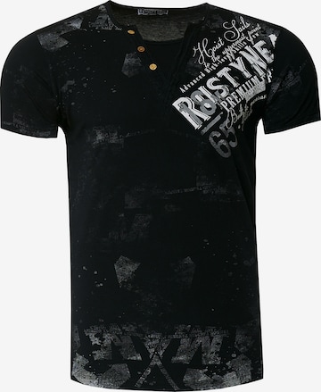 Rusty Neal Shirt in Black: front