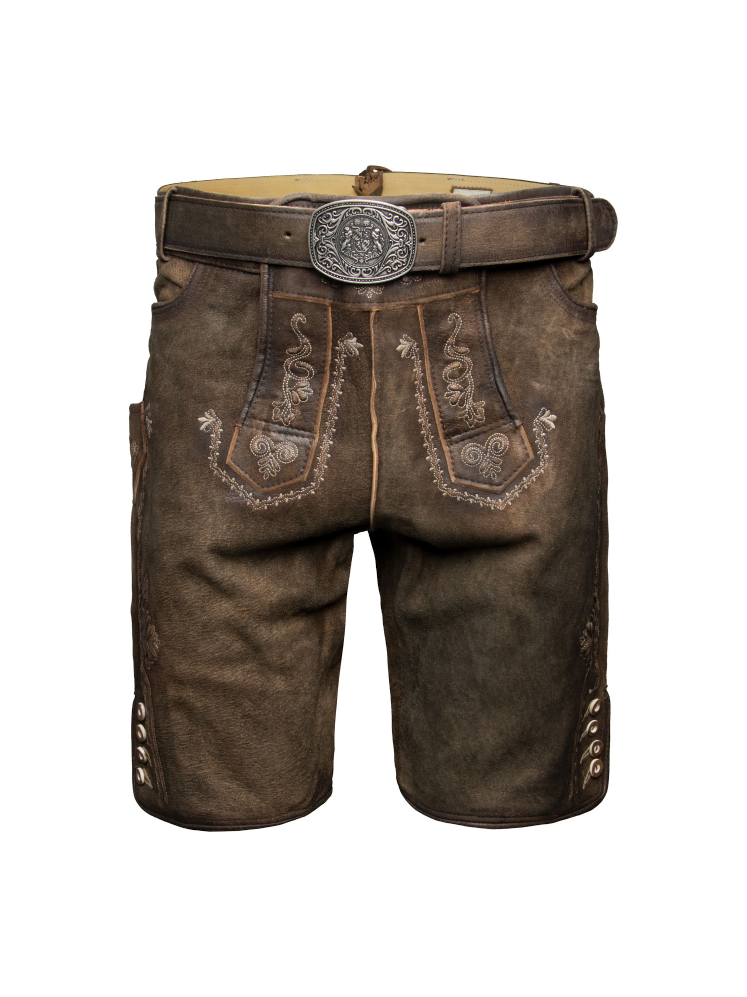 Regular Pantalon folklorique 'Georg' STOCKERPOINT en marron : devant