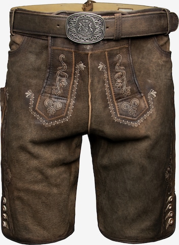 STOCKERPOINT Regular Traditional Pants 'Georg' in Brown: front