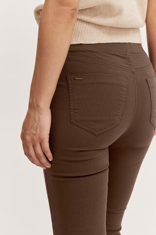 b.young Slimfit Leggings 'Bykeira' in Braun