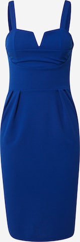 WAL G. Εφαρμοστό φόρεμα 'IMAANI' σε μπλε: μπροστά