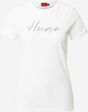 HUGO Shirt in Weiß: predná strana