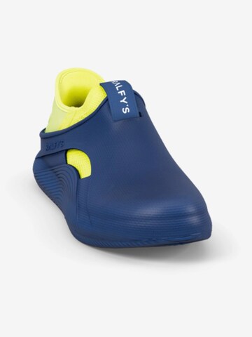 RALFY'S Classic Flats 'N1 Combo' in Yellow: front