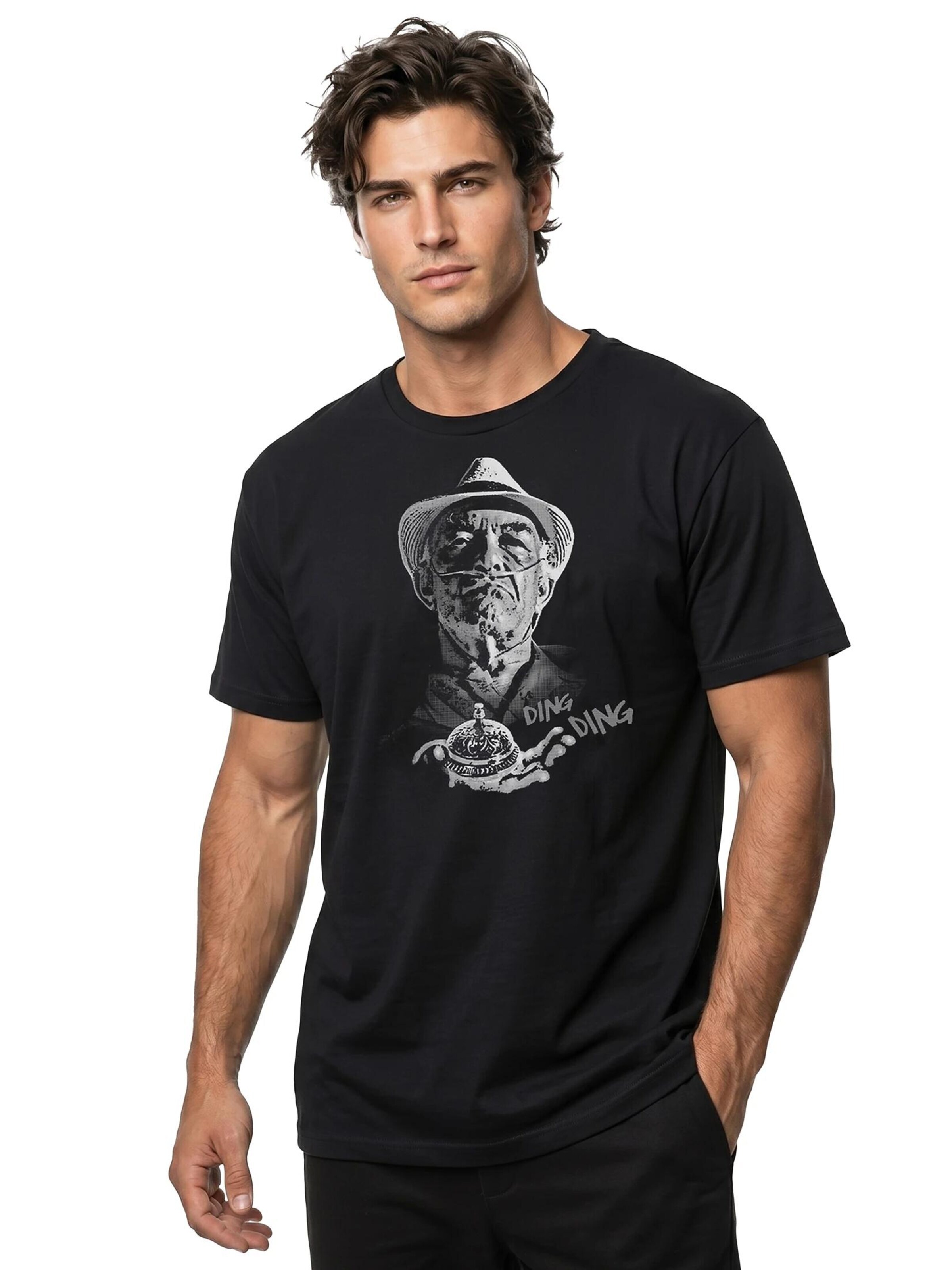MAKAYA Shirt 'Hector Ding Ding' in Black