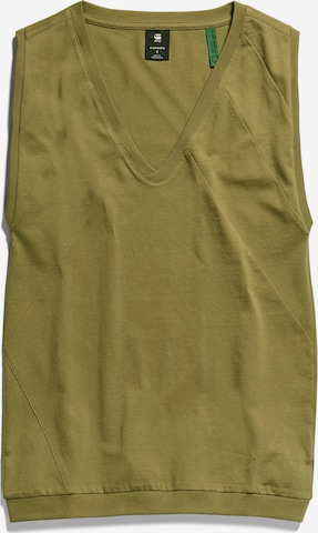 G-Star RAW Top in Groen: voorkant