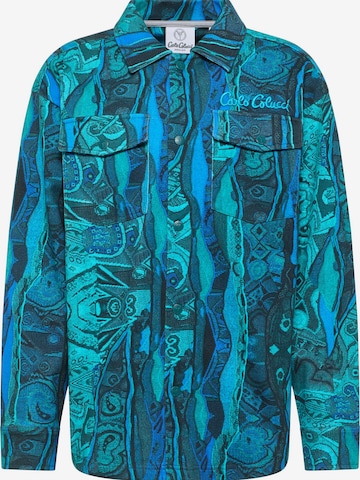 Chemise 'Esposti' Carlo Colucci en vert : devant