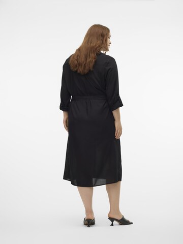 Vero Moda Curve Blusekjole 'BUMPY' i sort