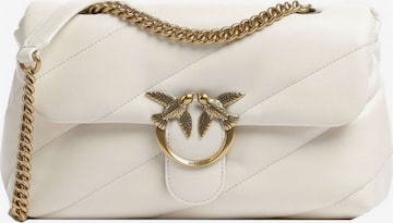 Borsa a spalla '100038 A0F2' di PINKO in bianco: frontale