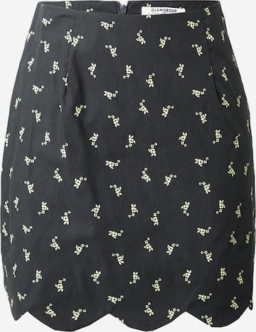 Fustă de la GLAMOROUS pe negru: față