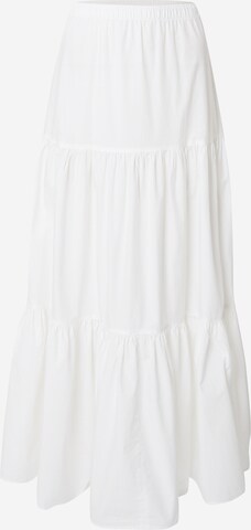 WEEKDAY Skirt 'Nico Tiered' in White: front