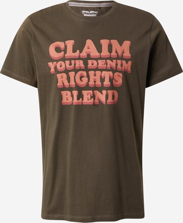 BLEND Shirt in Green: front