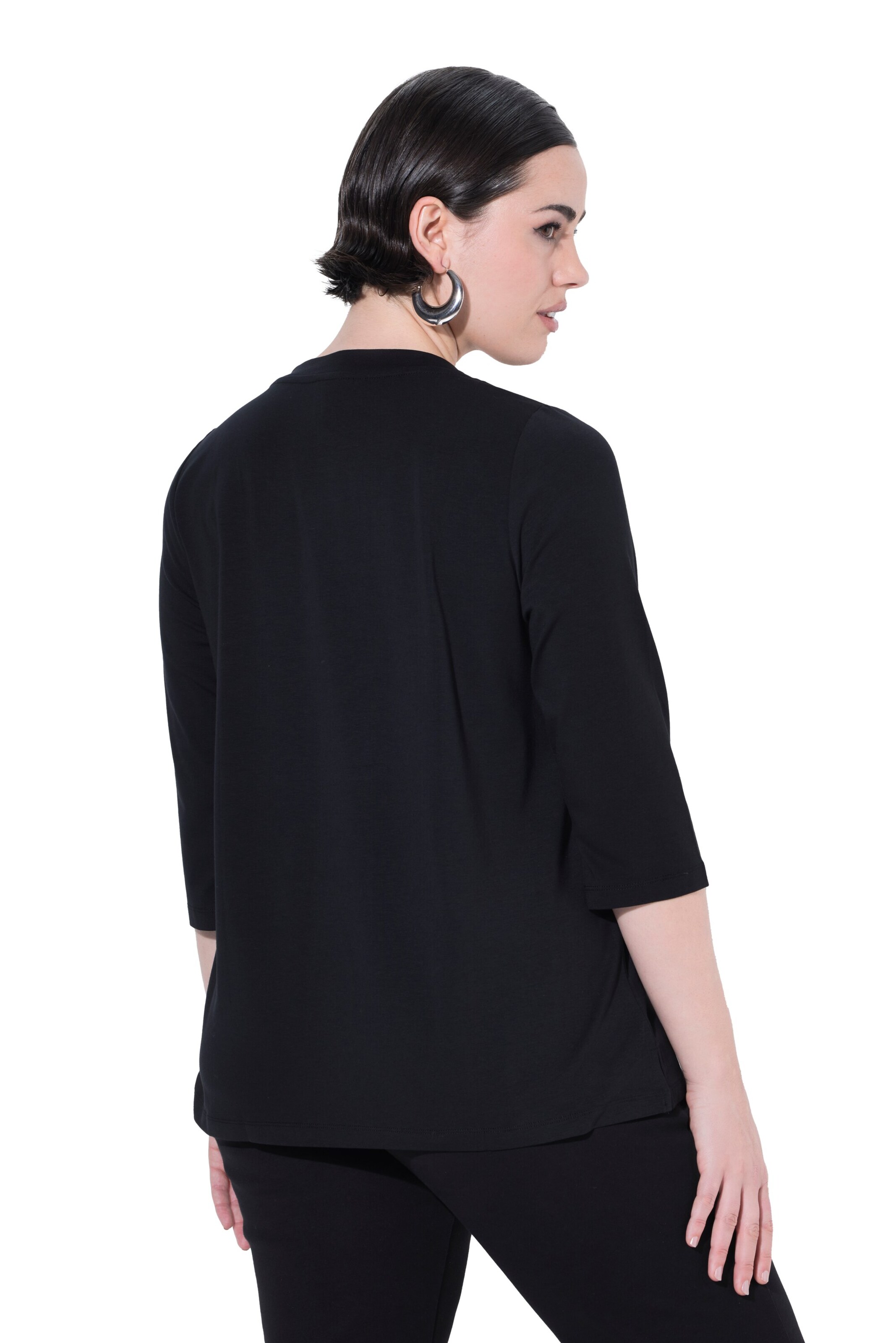 Ulla Popken Shirt in Zwart