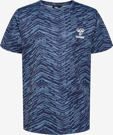 T-Shirt 'Dams' Hummel en bleu : devant