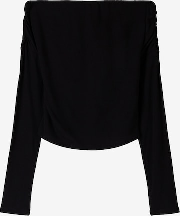 Bershka Paita värissä musta: etupuoli