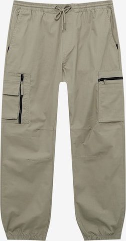 Pull&Bear Cargo Pants in Grey: front