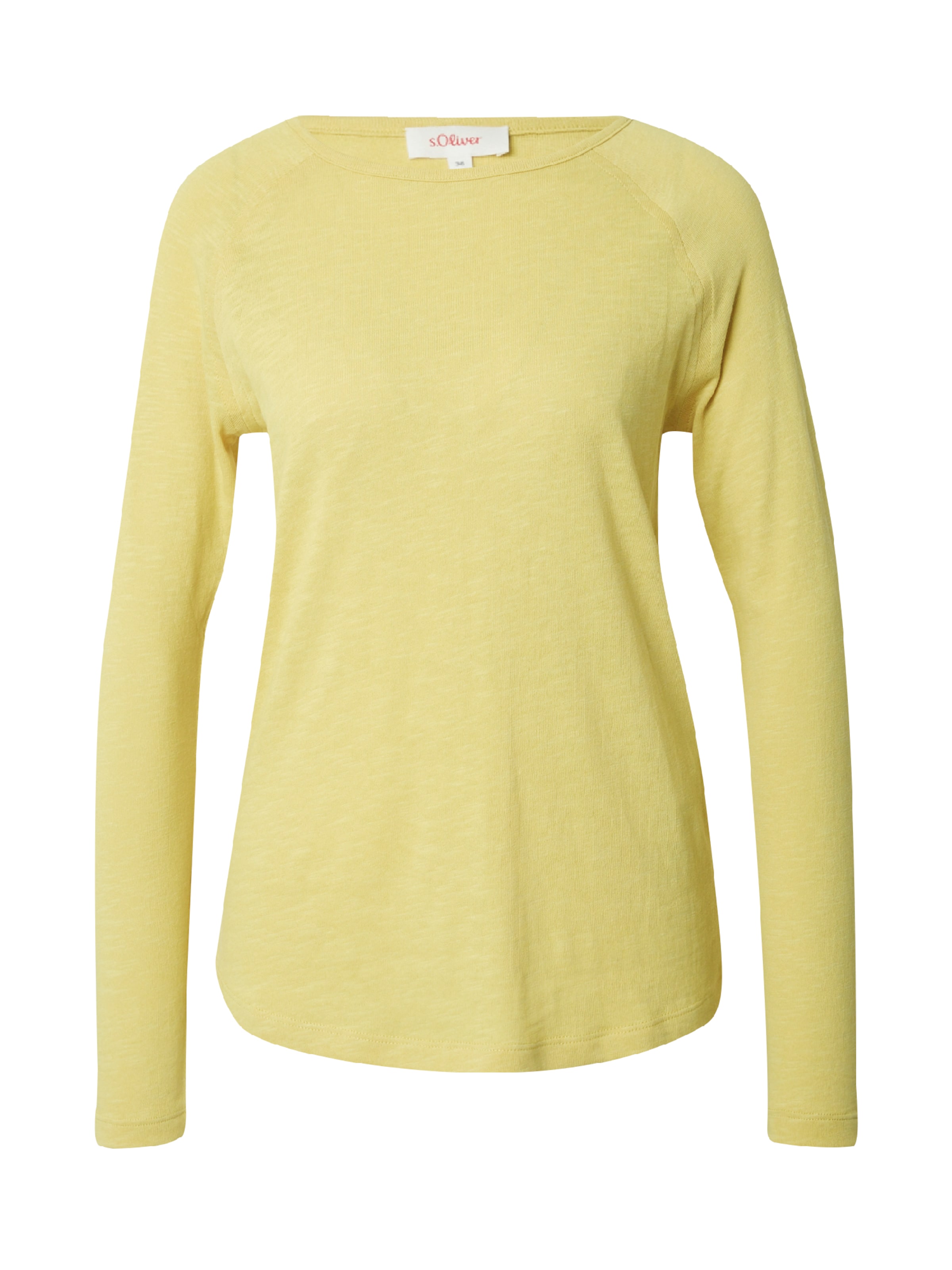 s.Oliver T-shirt en jaune chiné, Vue avec produit