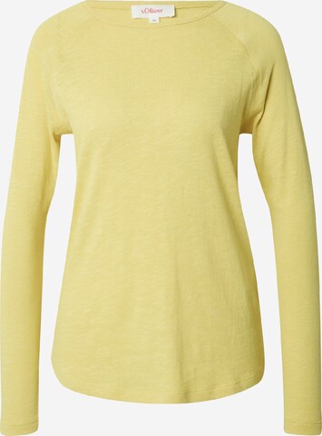 s.Oliver - Camiseta en amarillo: frente