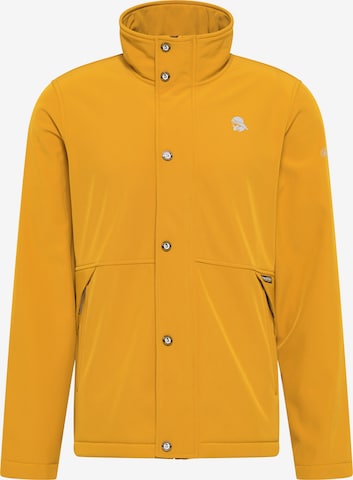 Schmuddelwedda Between-Season Jacket in Yellow: front