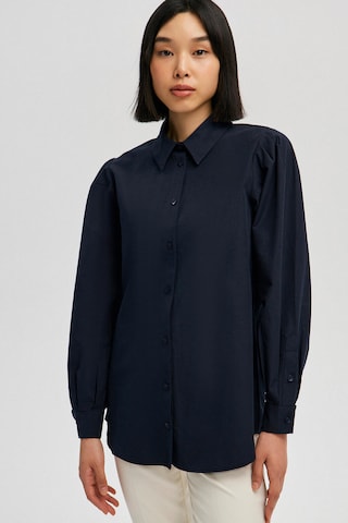 Touche Prive Blouse in Blue: front
