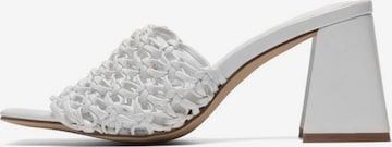 Bianco Mules 'BIAJOYCE ' in White: front
