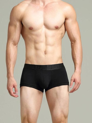 SEOBEAN Boxer shorts 'Solid' in Black: front