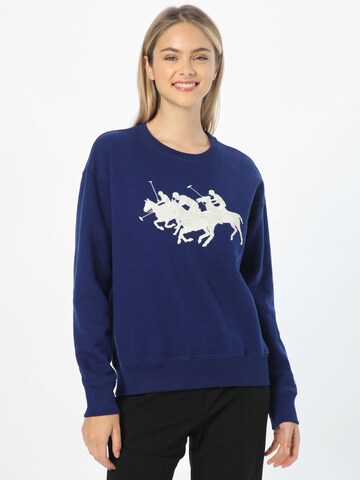 Polo Ralph Lauren - Sweatshirt em azul: frente