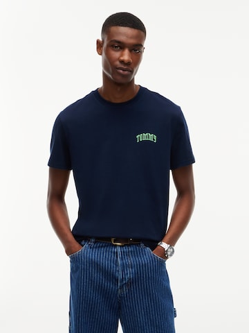 mėlyna Tommy Jeans Marškinėliai: priekis