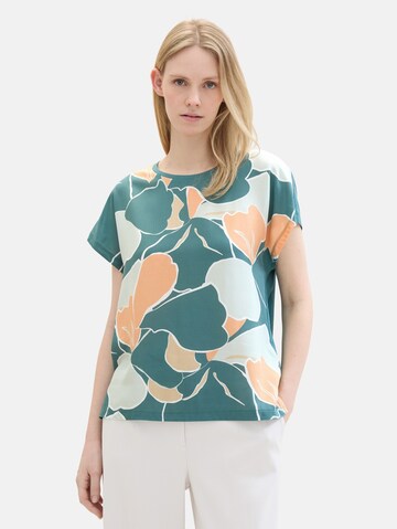 TOM TAILOR Shirt in Groen: voorkant