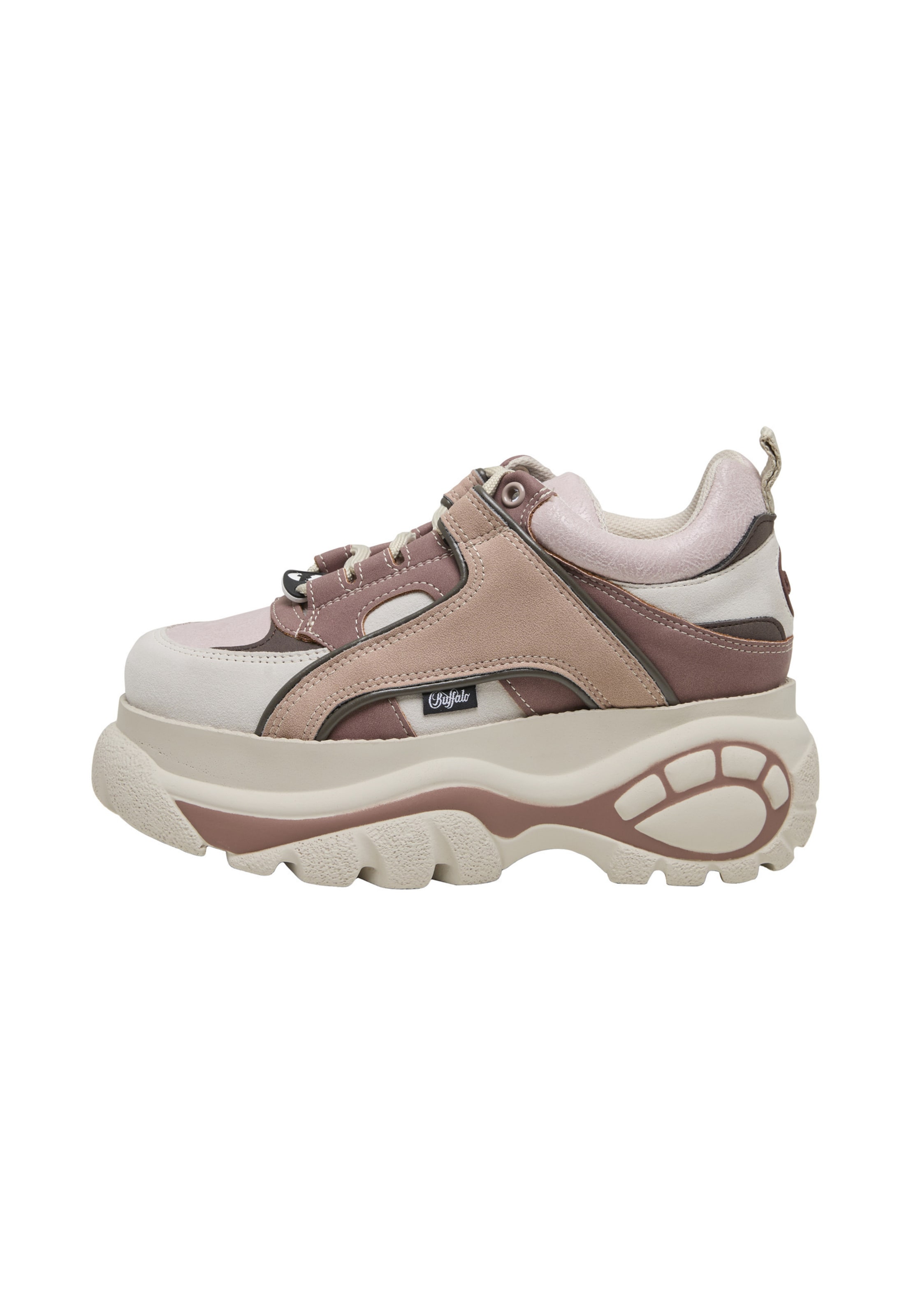 Baskets basses BUFFALO en beige : devant