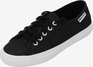 SUPERGA Sneakers 'Lame S4135ZW' in Black: front