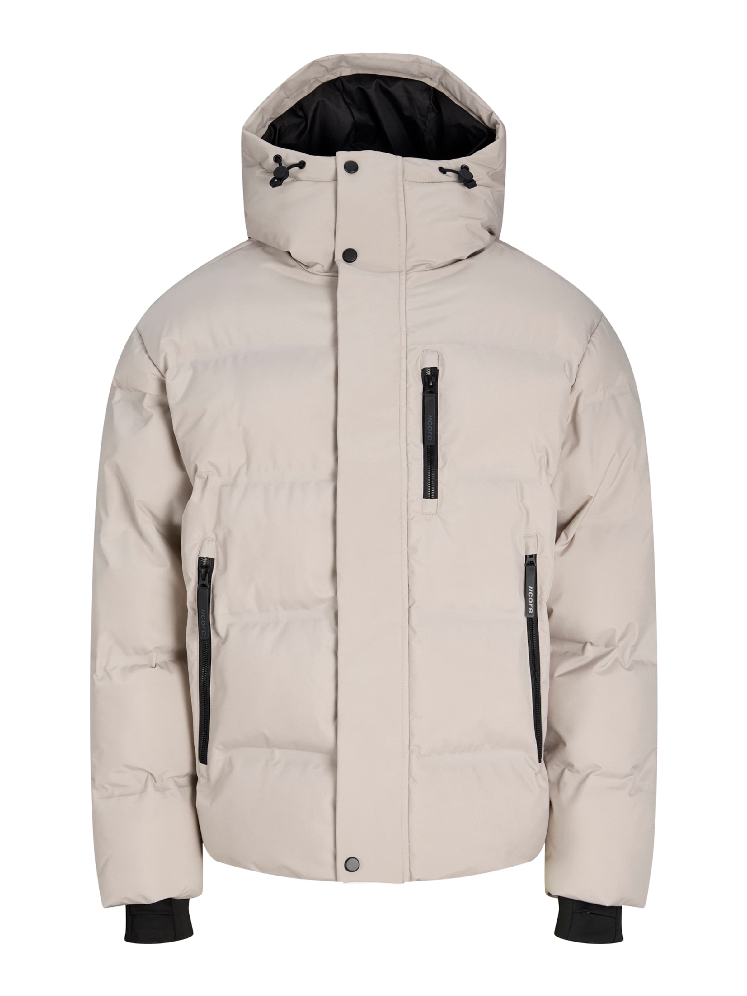 JACK & JONES Winter Jacket 'JCOTRACE' in Grey: front