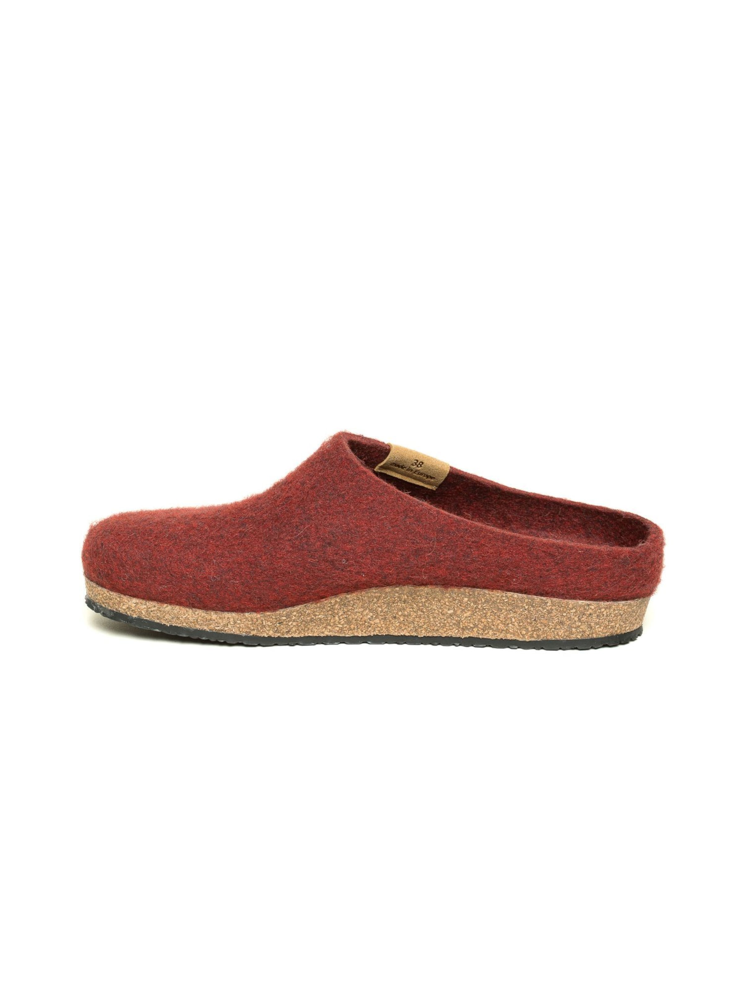 Stegmann Clogs 'Filzclogs Stegmann 208' in Red