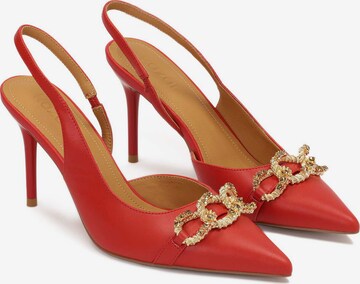 Kazar Pumps in Rot