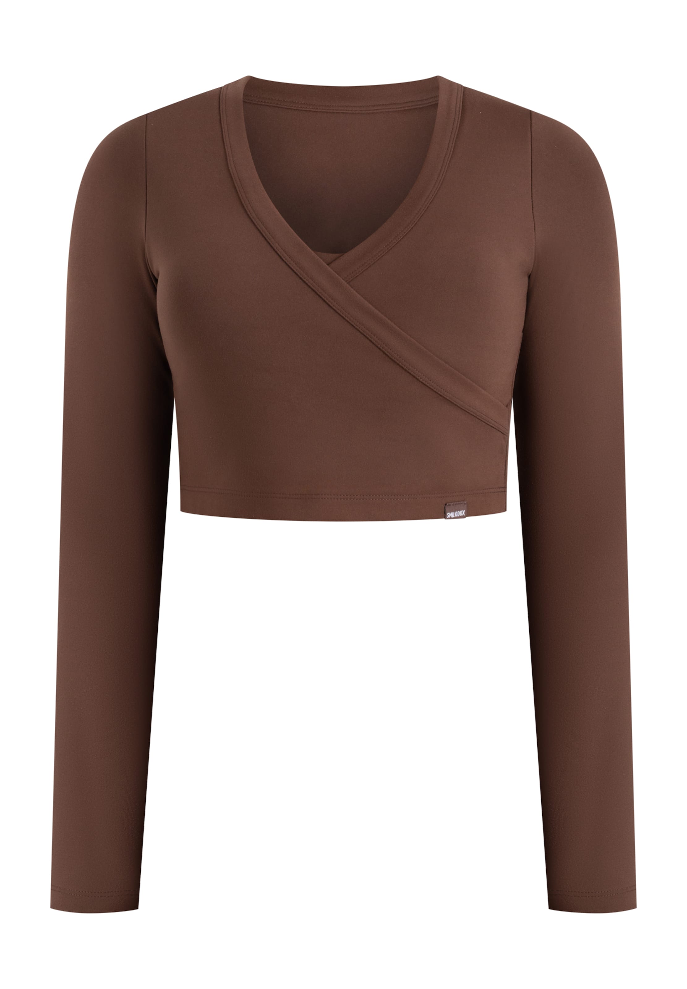 T-shirt 'Niora' Smilodox en marron : devant