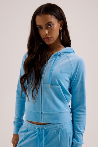 Juicy Couture Petite Кофта на молнии 'MADISON' в Синий: спереди